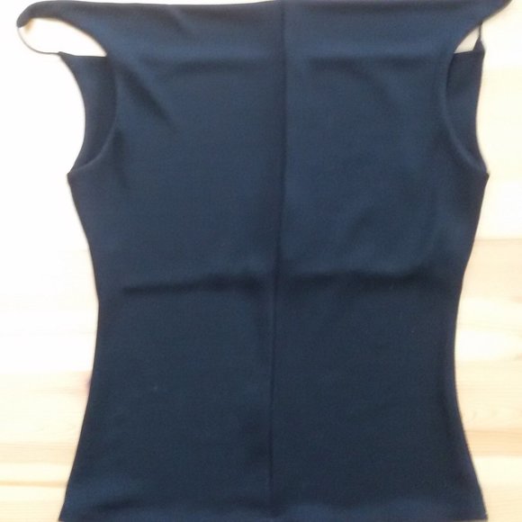 Black Tank Top Size M/L - Picture 2 of 2